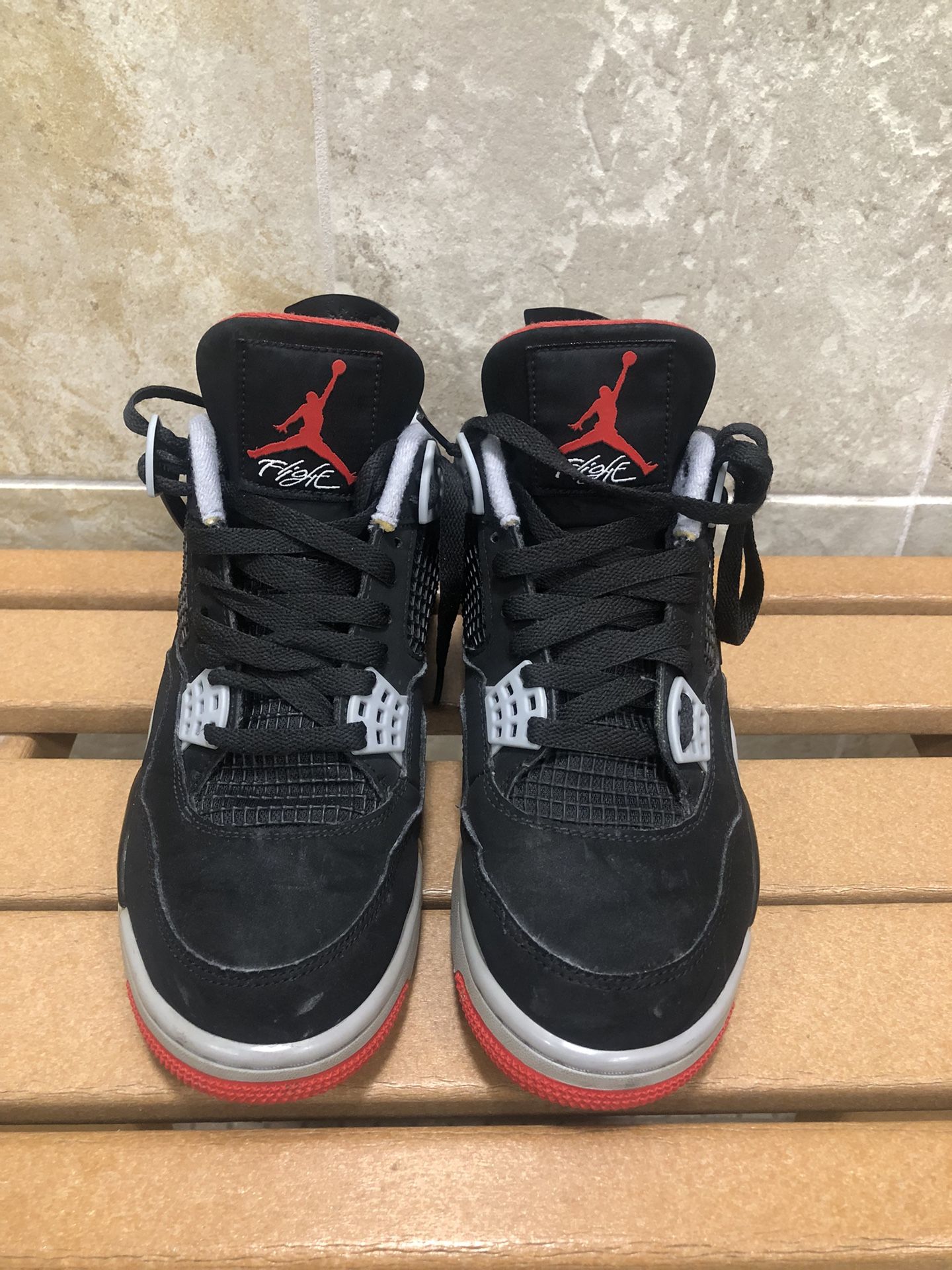 Jordan 4 Bred 2019 Used Condition No Box 
