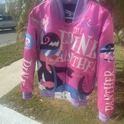 Pink Panther Varsity Jacket – Rare Streetwear – Worn Twice – Size Small