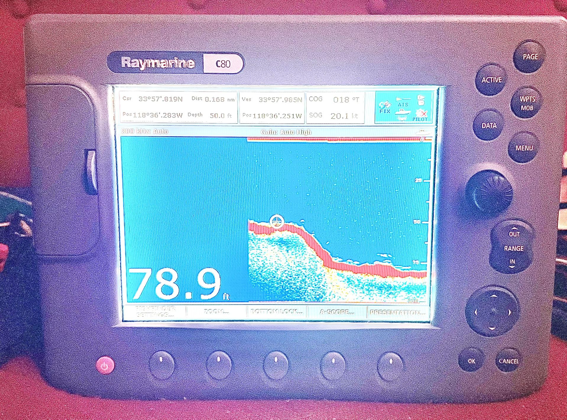 Raymarine Classic 80 Chart Plotter/ Sonar/ GPS