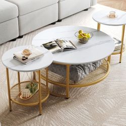 Coffee Table And Side Table Set