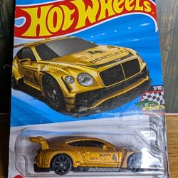 hot wheels Bentley Continental gt3