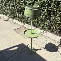 Vintage mid Century smoking stand floor lamp 