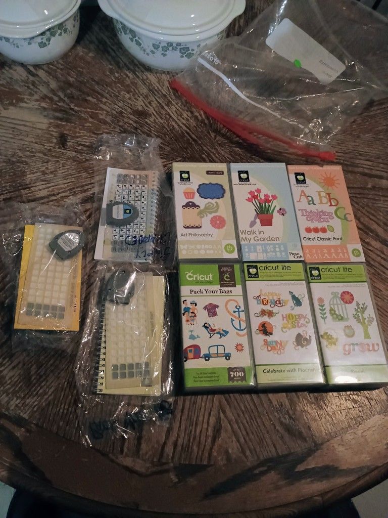 Lot Of 9 Cricut Cartridge Bundle