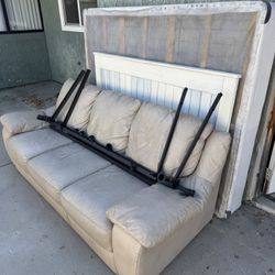 Couch and Bed Frame