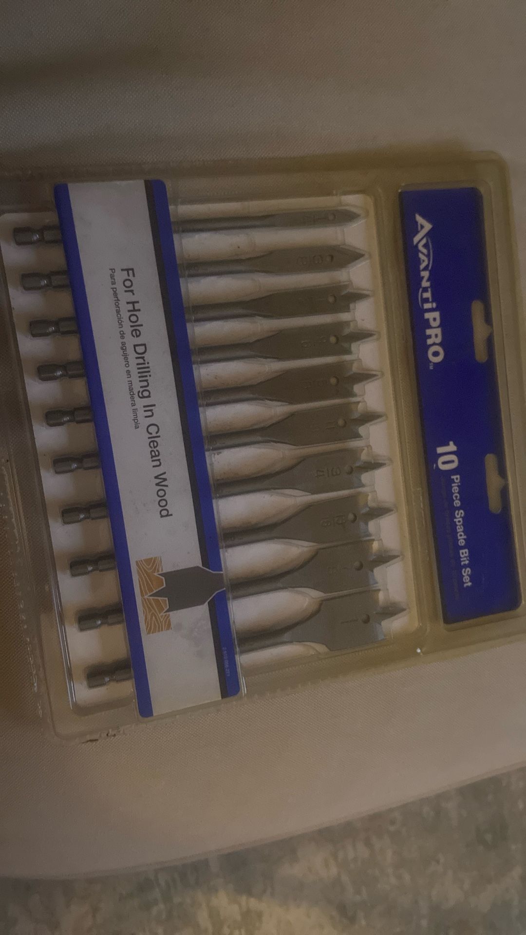 Avanti PRO 10 Piece Spade Bit Set