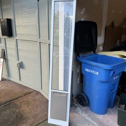 PetSafe brand dog door or pet door for sliding glass door. XL size. 