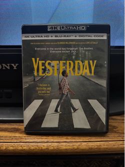 Yesterdays 4K & Blu Ray