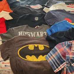 Lot Of 15 Shirts, Jacket,  Sweater Boys Size M 8/10