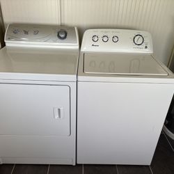 Whirlpool + Amana Washer Dryer Set – $130– Works Great! 