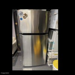 LG Stainless Steel Refrigerator  In Good Condition   Please Check My Postings 