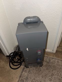 Inflatable hot tub heater