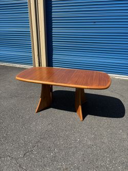 Mid Century Modern Teak Dining Table By Nordic Furniture