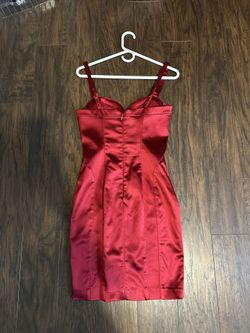 Bebe Red Satin Dress for Sale in Ithaca, NY - OfferUp