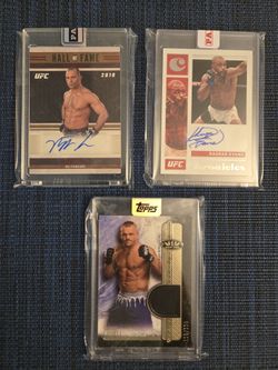 UFC Card Lot Autos, Patches, #d, etc.