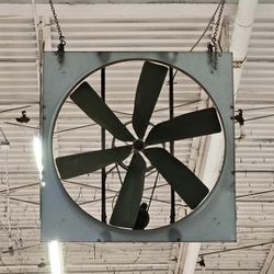 48" Belt Drive Warehouse Hanging Exhaust Fan Industrial Air Circulator