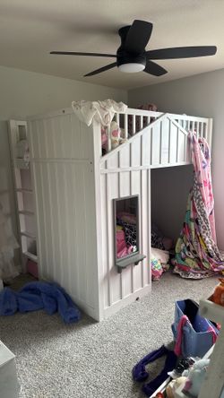 Loft style bed