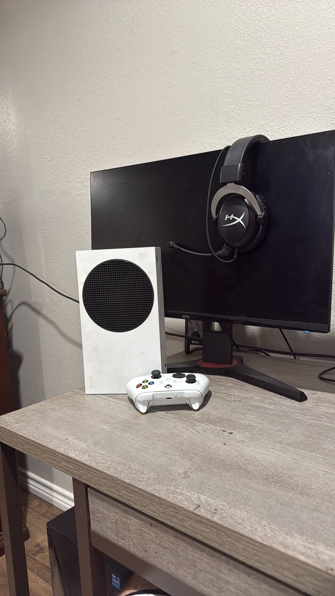 Xbox With Monitor And Headset