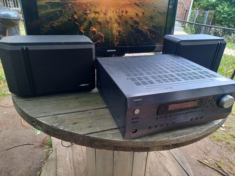 INTEGRA DTR-4.6 HOME THEATER RECEIVER AND BOSE 201 IV SPEAKERS $350 FINAL PRICE