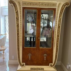 Cabinet  and 3 Console Tables 