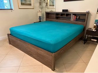 King Size Bookcase Bed Frame