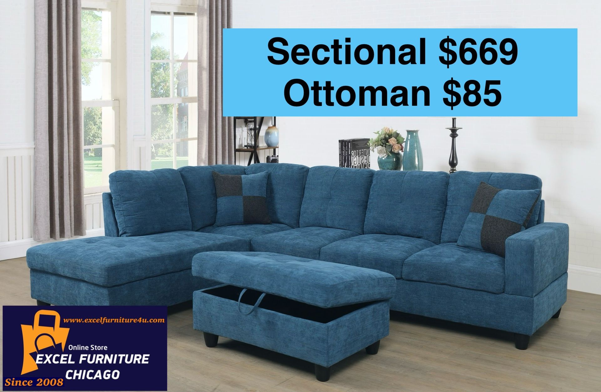 💫FREE DELIVERY💫Brand New Sectional Sofa Couch