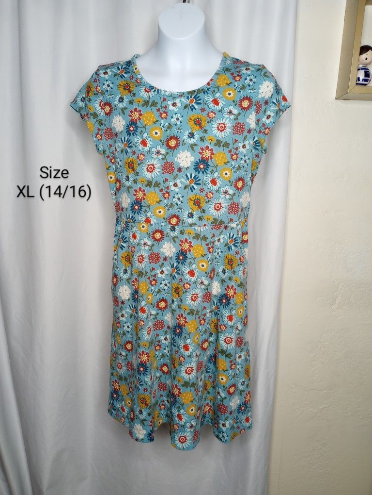 Fall Girl Dress With Pockets Plus Size (XL) (14/16) $5