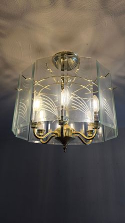Vintage ceiling light fixture