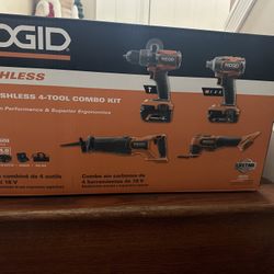 Ridgid 4 Tool Combo 
