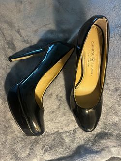Black Platform Pump Stiletto Heels