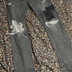 Grey Purple Jeans (Negotiable) 