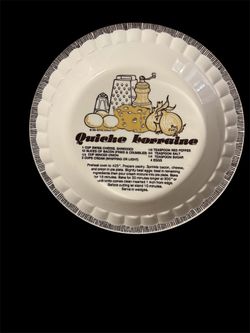quiche Lorraine baking dish