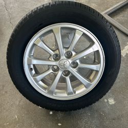 205/60R16 rims and tires for Mitsubishi Lancer