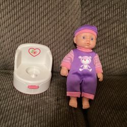 Small Doll with Potty 