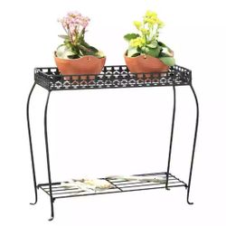 Rectangular Iron Plant Stand  / House Plant/ Indoor Plant  Flower  Multiple Tier Shelf  Patio Garden 