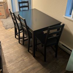IKEA Dinner Table + 4 Chairs