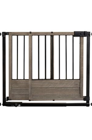 Photo Summer Rustic Home Safety Gate, 29 - 42 Wide & 30 Tall, for Doorways & Stairways, with Extra Wide