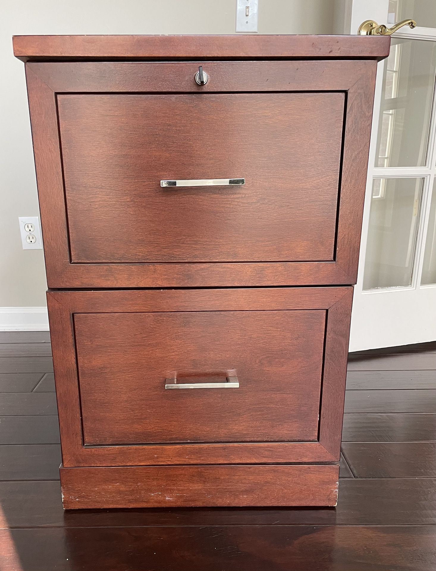 Wood File Cabinet