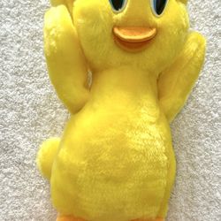 Tweety Bird Plush-Vintage 1993 Mighty Star Looney Tunes Warner Brothers. 16” Tall-New! 