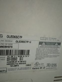 Lg OLED 65” ***AS IS ***