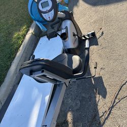 Exercise bike really good condition stored in the garage just the seat