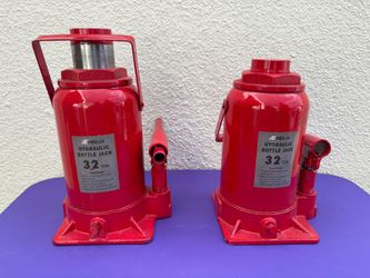 ATD Pro USA 32 Ton Hydraulic Bottle Jacks – Set of 2
