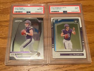 (2) JJ McCarthy PSA Rookie Cards