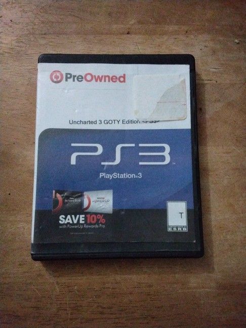 Uncharted 3 Goty Edition Ps3