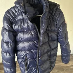 Navy Guess Bubble Coat 15$ MEDIUM Men’s 