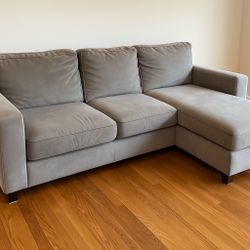 Gray Sectional Sofa with Chaise – Comfortable and Clean