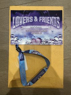 lovers & friends concert ticket 