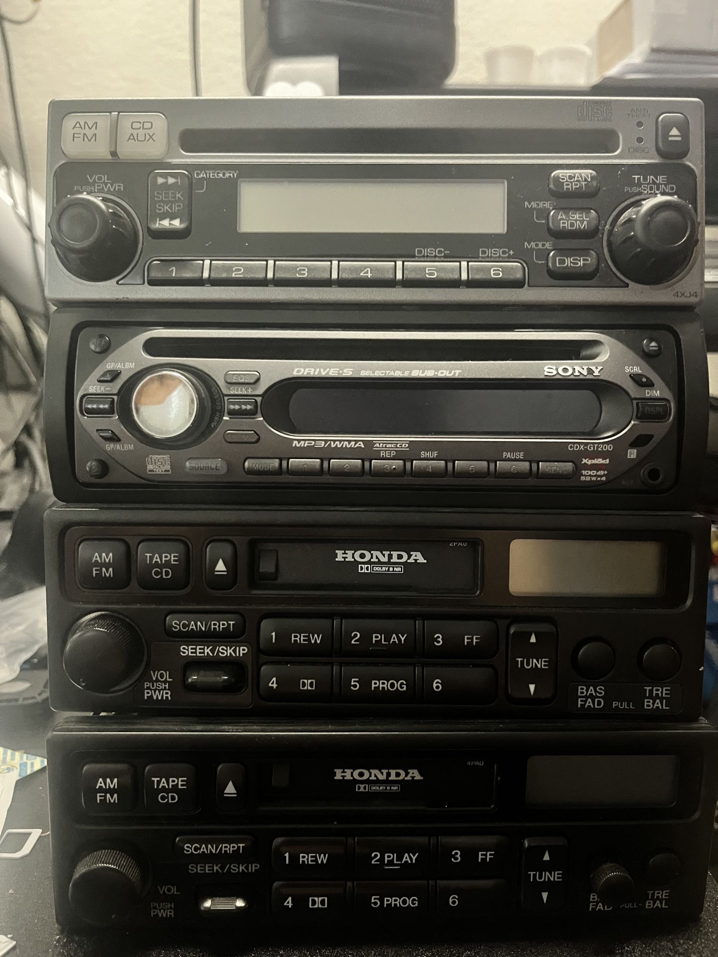 CAR Honda OEM radios For OEM+/ Cassette Nostalgia.