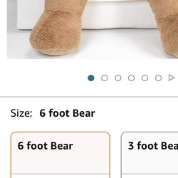 6 Foot Bear Teddy Bear