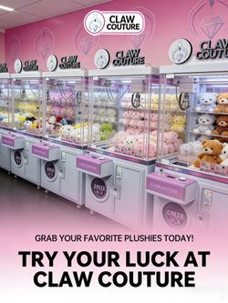 New Large Claw Machines – Ready to Go! 