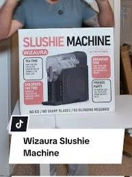 WizAura Slushie Machine features a 68oz capacity and includes 6 preset modes for various frozen drinks
